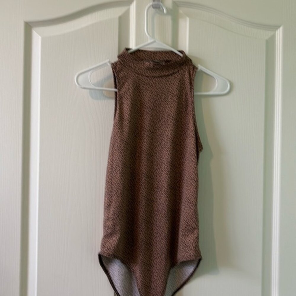 Animal print bodysuit
